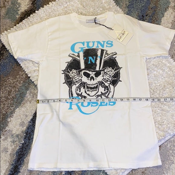 NWT Daydreamer Guns N Roses Deconstructed Tee M - Picture 8 of 9